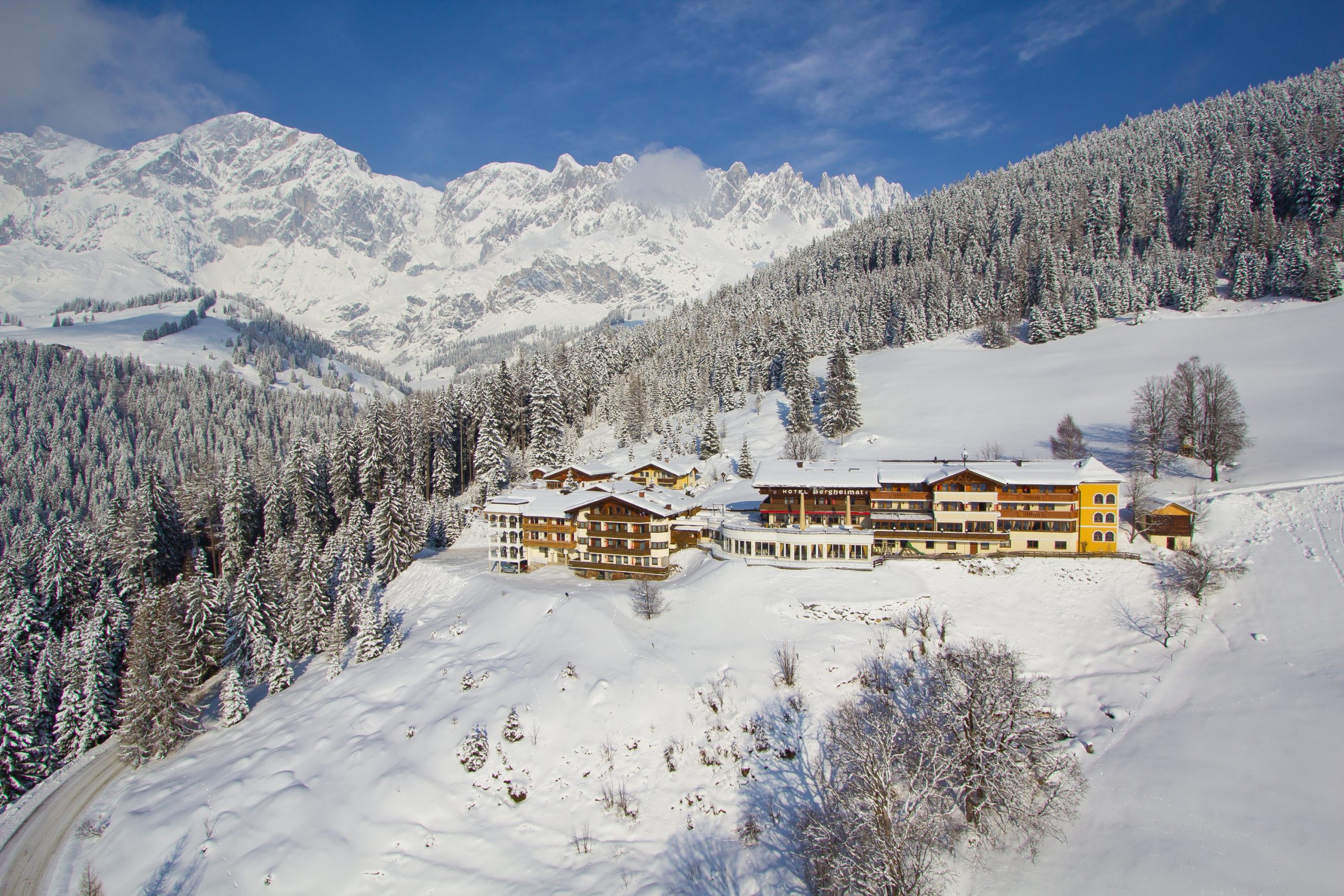 Winterpanorama Hotel Bergheimat © Michael Gruber
