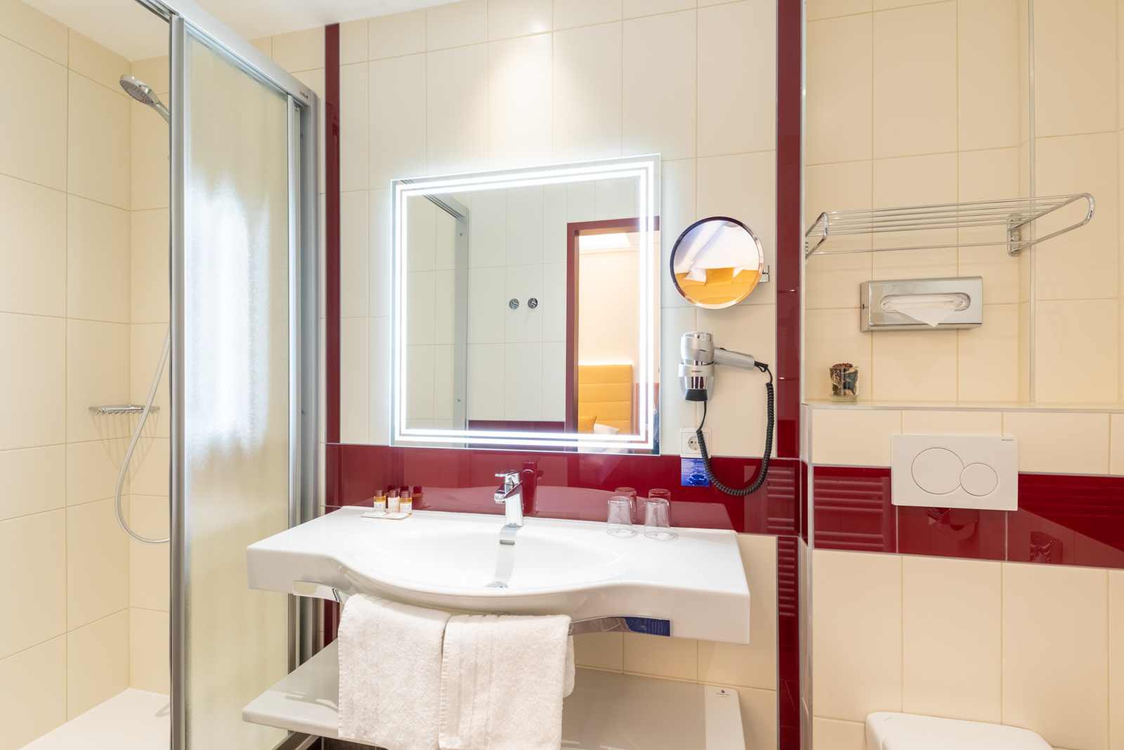 Badezimmer im DZ Comfort © Austria Classic Hotel Wien