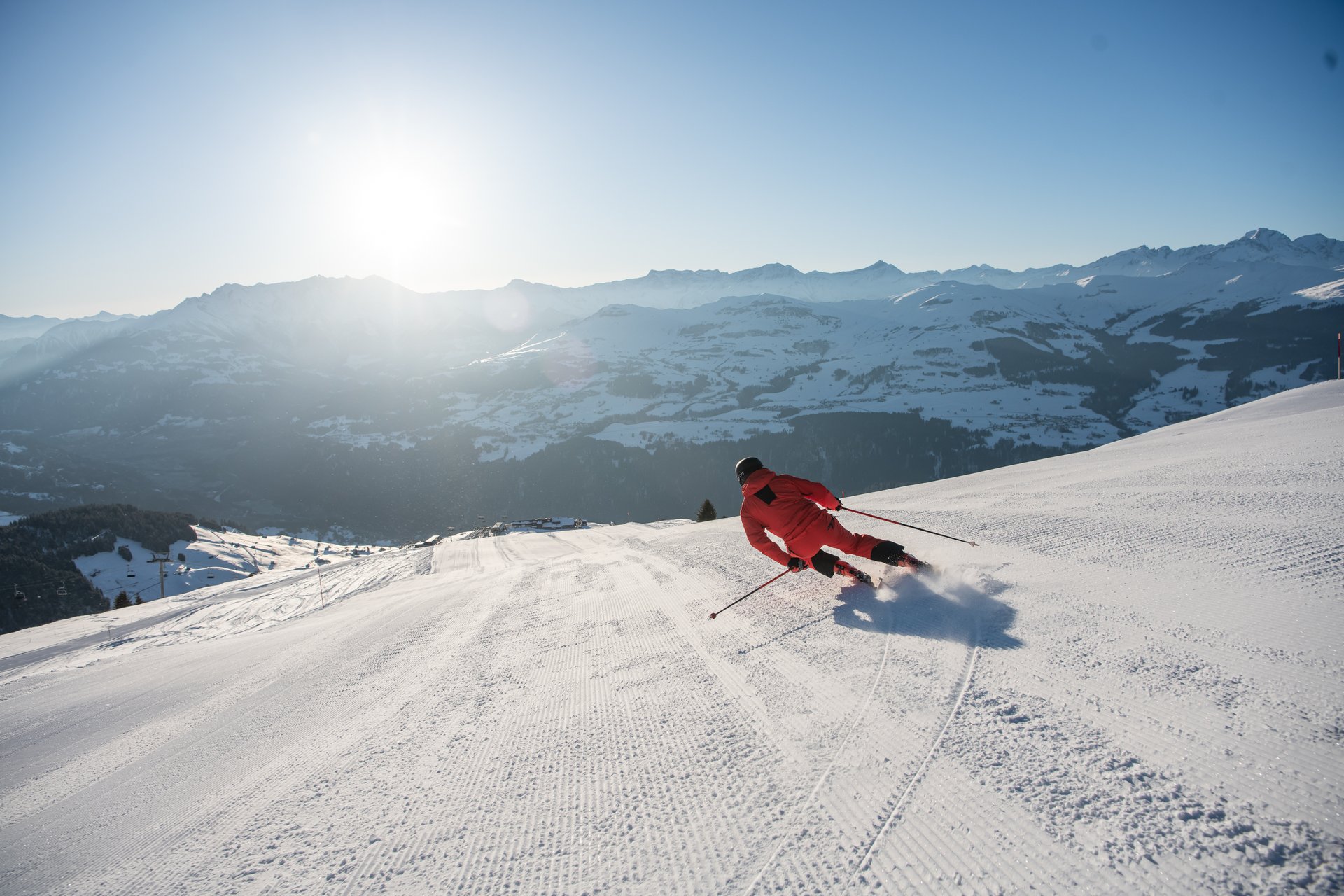 Skifahren in der Surselva Carlo Janka © Daniel Ammann