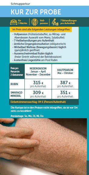 Heilbad / Kupele Dudince in der Slowakei, Preise 2026-4